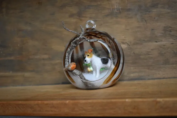 My 27 Animal Scenes Made From Needle Felted Animals And Ordinary Glass Baubles