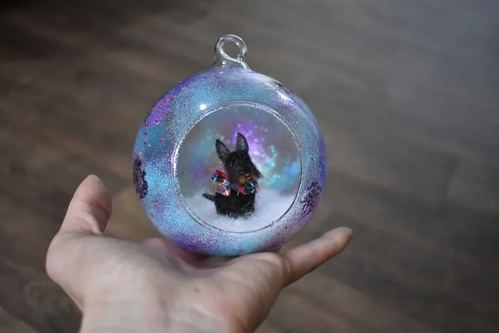 My 27 Animal Scenes Made From Needle Felted Animals And Ordinary Glass Baubles
