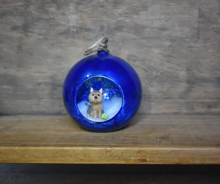 My 27 Animal Scenes Made From Needle Felted Animals And Ordinary Glass Baubles