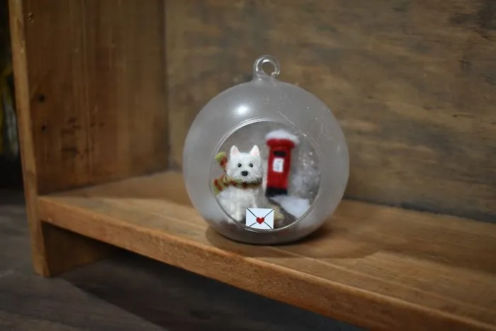 My 27 Animal Scenes Made From Needle Felted Animals And Ordinary Glass Baubles