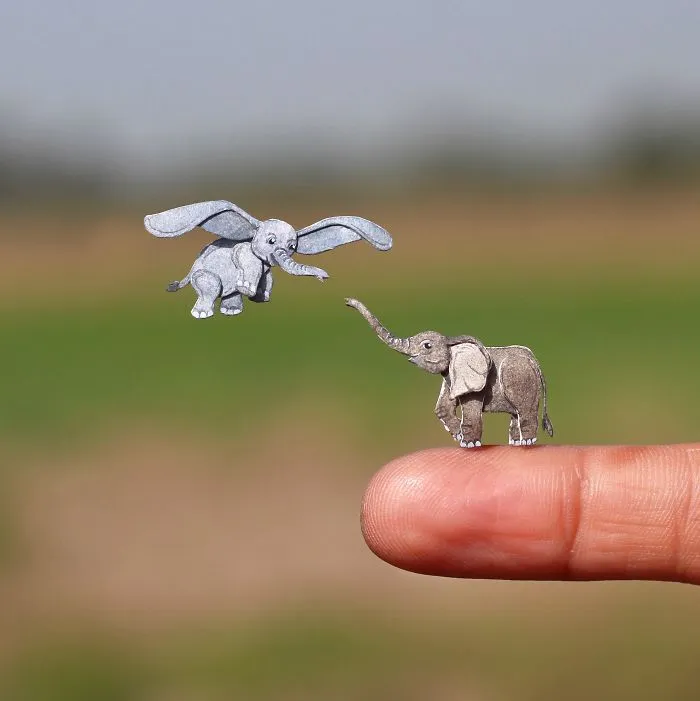 We Make Paper Cut Miniature Animals and One Takes 4 To 6 Hours To Complete