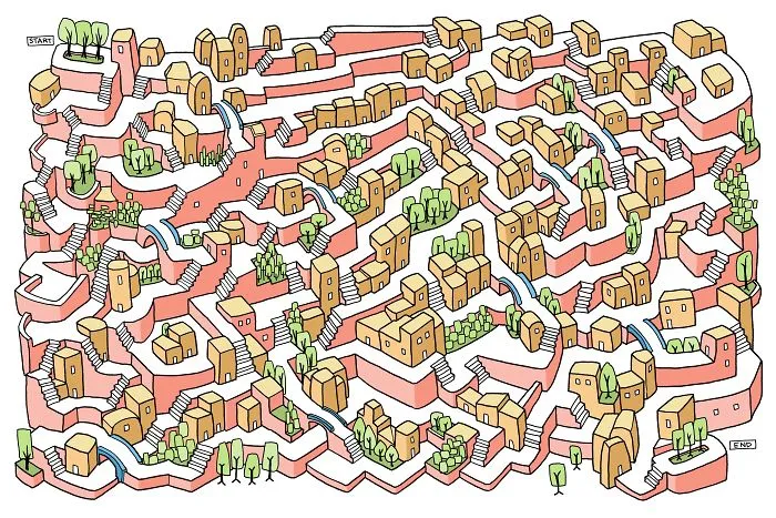 Artist Creates Mind-Boggling Mazes And Here Are 27 Of Them