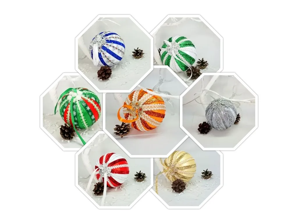 Large Handmade Christmas Baubles. Different Ornaments For You🎄