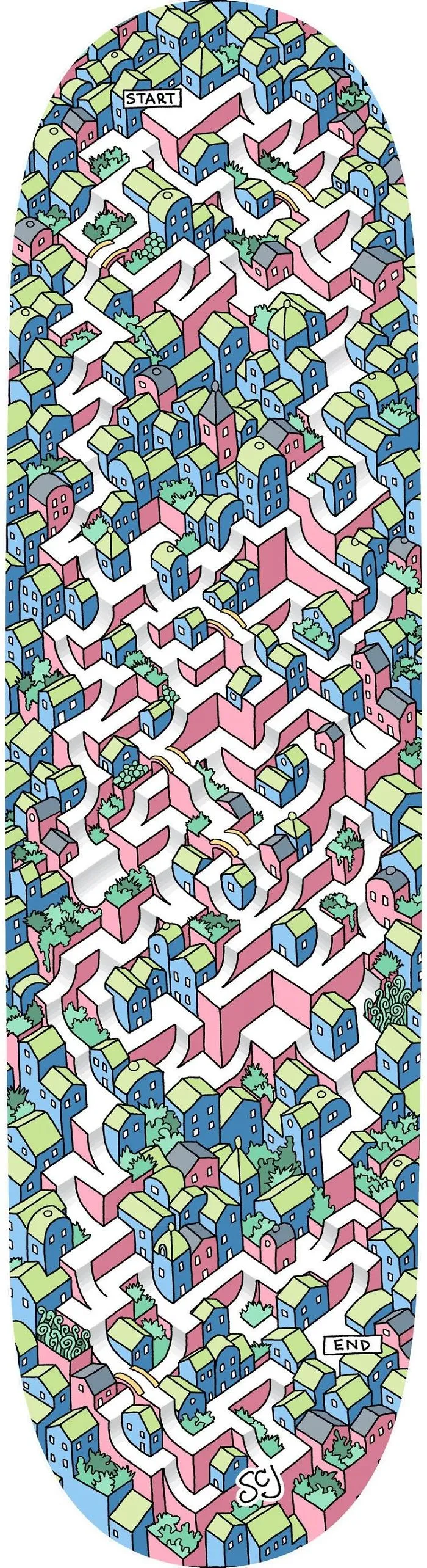 Artist Creates Mind-Boggling Mazes And Here Are 27 Of Them