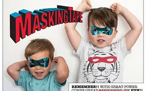 Literal 'Masking Tape' For Instant Superheroes