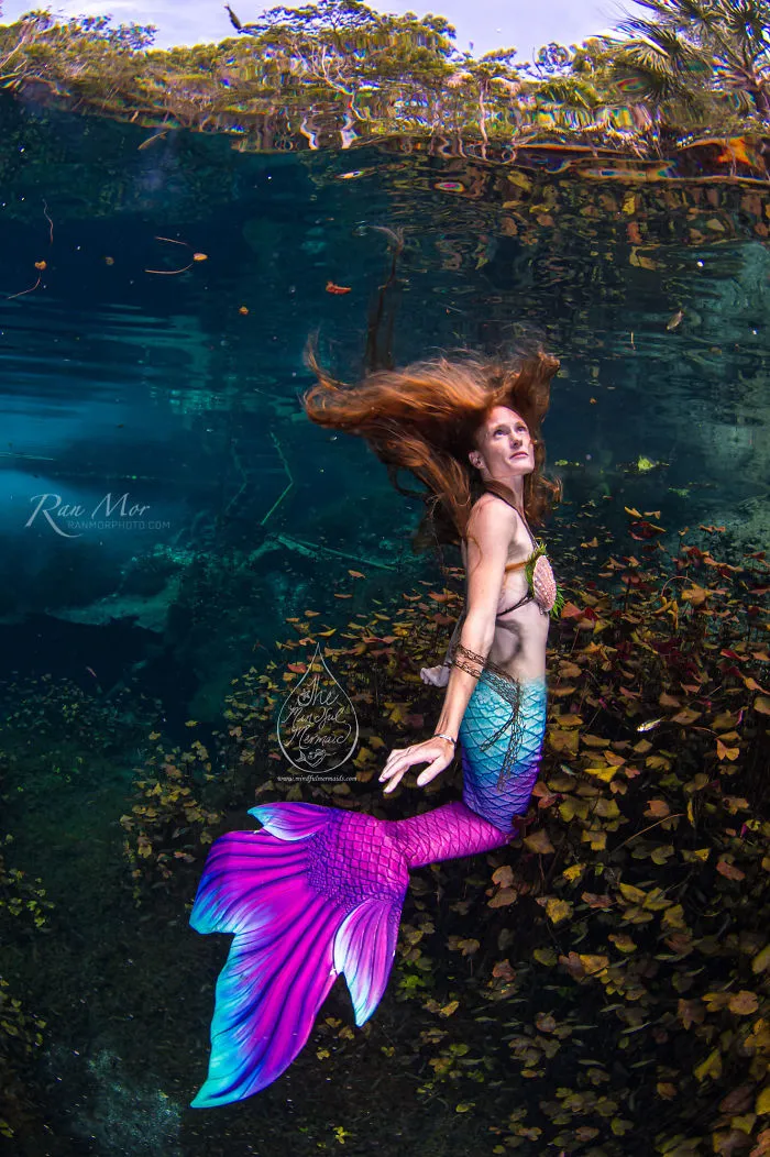 I Took Photos Of A Real Mermaid In An Enchanted Underwater Forest