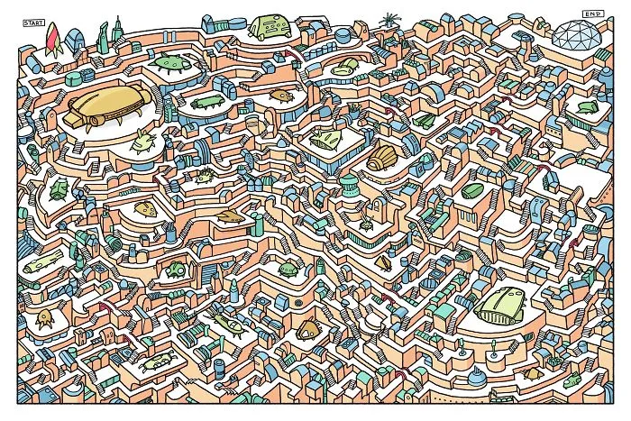 Artist Creates Mind-Boggling Mazes And Here Are 27 Of Them