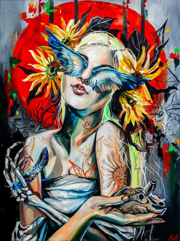 40 Creepy Women Portraits That I Painted In The Last Two Years