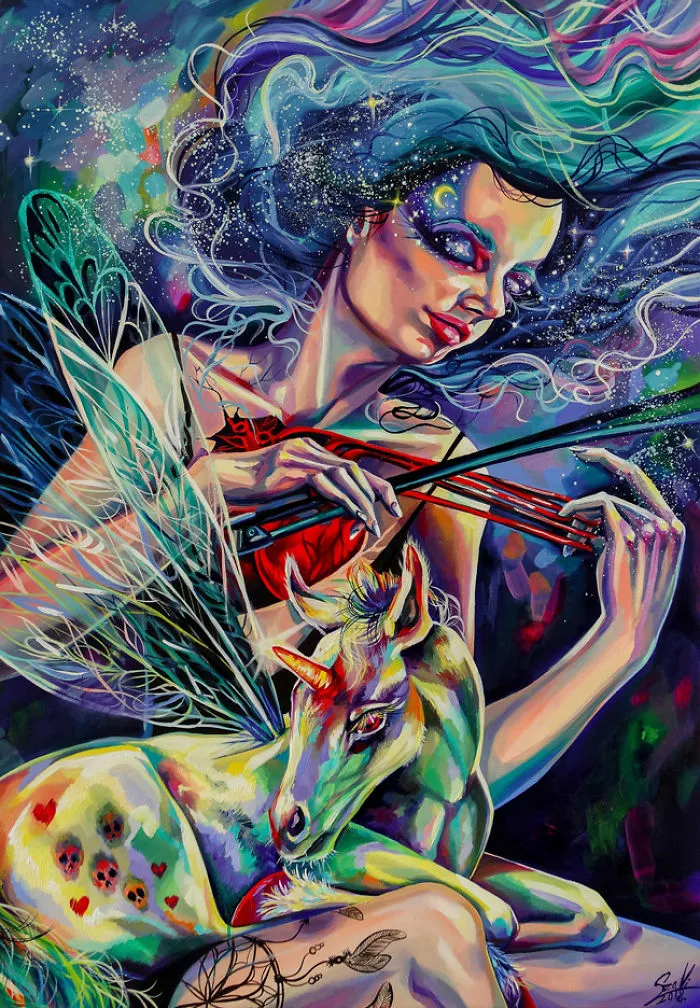 40 Creepy Women Portraits That I Painted In The Last Two Years