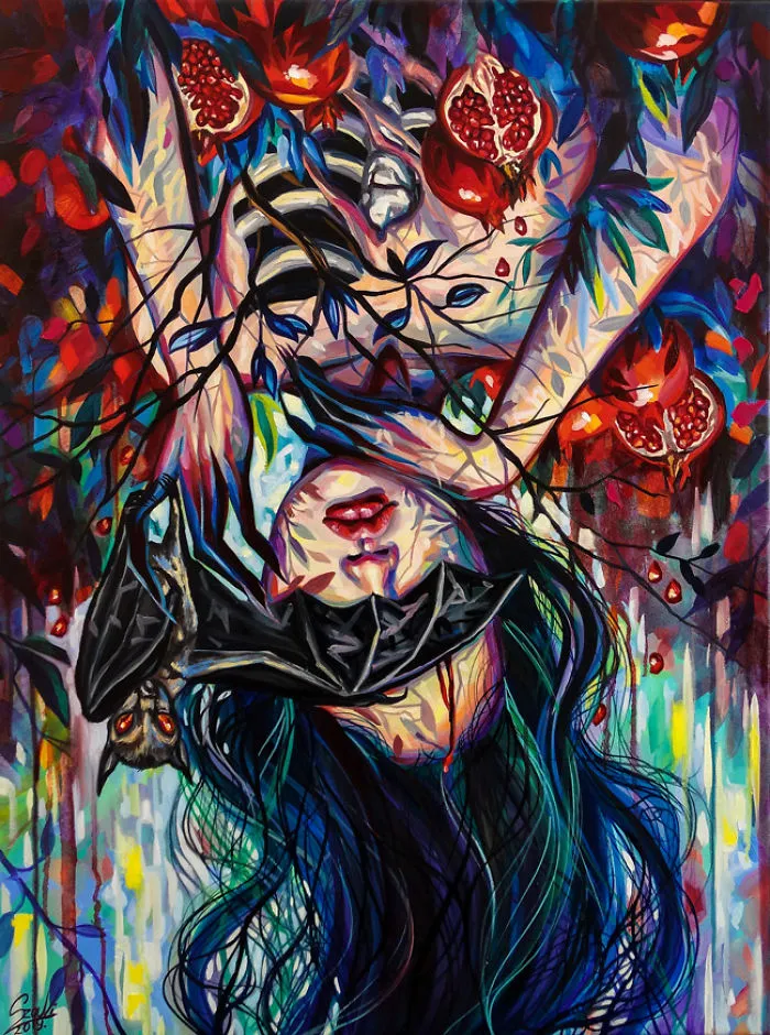 40 Creepy Women Portraits That I Painted In The Last Two Years