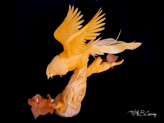 I Am A Fruit Carving Artist From Bulgaria And Here Are 26 Of My Alternative Halloween Pumpkins (New Pics)