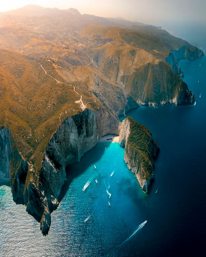 Stunning Blue Color From The Mediterranean Sea In Greece, Henry Do, USA