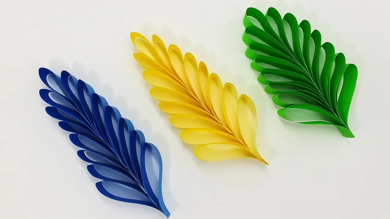 Easy DIY Paper Leaves Making Tutorial