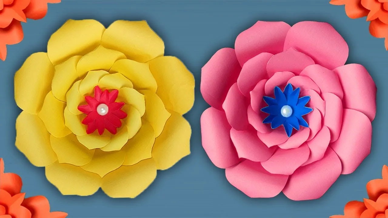 DIY: Giant Paper Flower | How To Make Paper Flowers Backdrop Tutorial