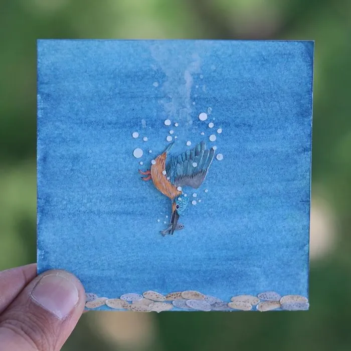 We Make Paper Cut Miniature Animals and One Takes 4 To 6 Hours To Complete