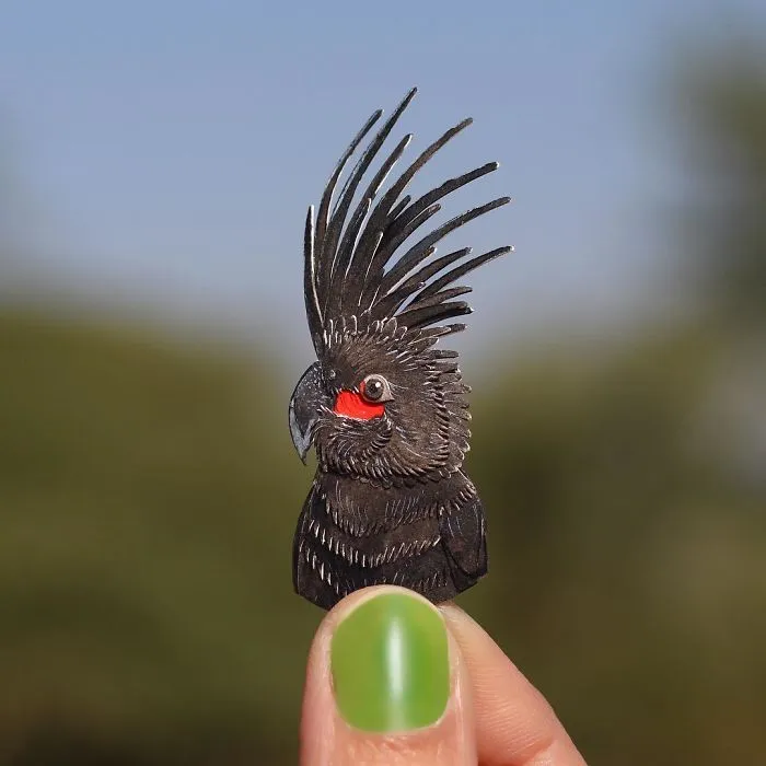 We Make Paper Cut Miniature Animals and One Takes 4 To 6 Hours To Complete