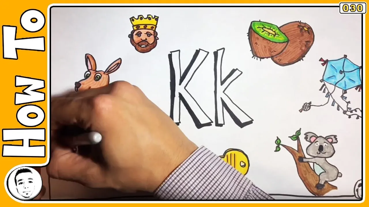 My Drawing Time Lapse - Abc’s ‘K’