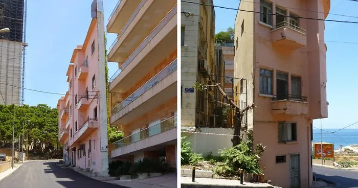 Este Hombre Construyó La Que Probablemente La Casa Más Estrecha De Beirut Para Bloquear Las Vistas A Su Hermano