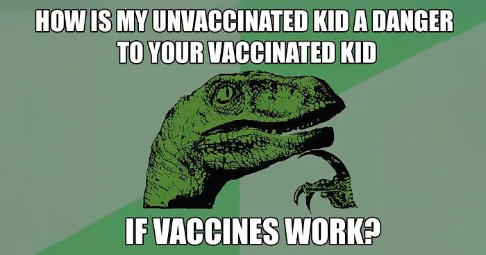 Anti-Vaxxer's Meme Gets Shut Down By A Clever Comment