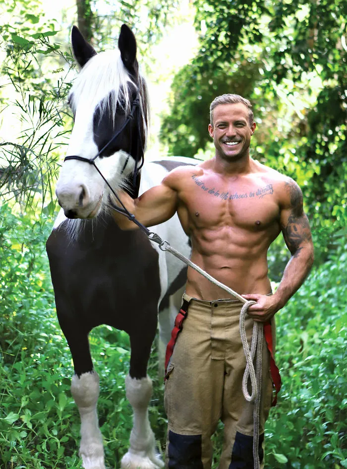 Australian Firefighters Pose With Animals For 2020 Charity Calendar, And The Photos Are So Hot They May Start Fires