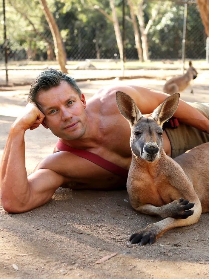 Australian Firefighters Pose With Animals For 2020 Charity Calendar, And The Photos Are So Hot They May Start Fires