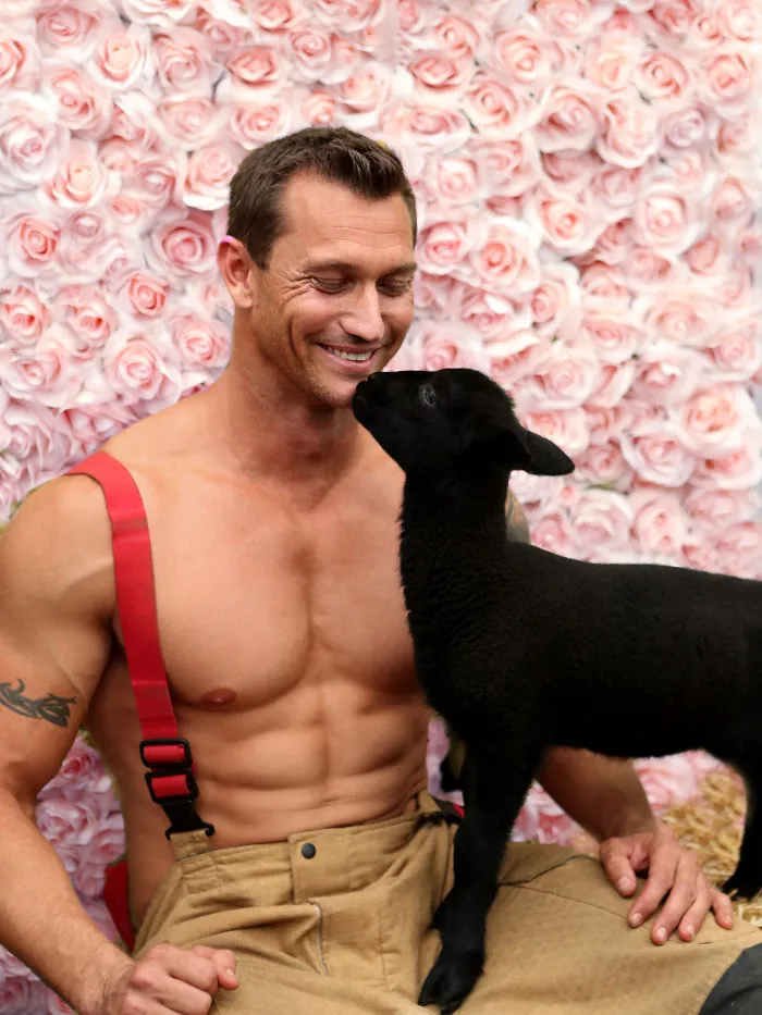 Australian Firefighters Pose With Animals For 2020 Charity Calendar, And The Photos Are So Hot They May Start Fires