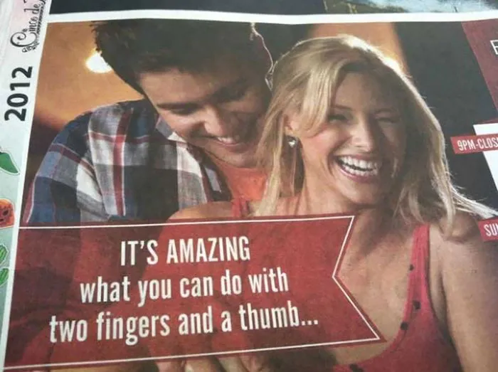 It's Amazing What You Can Do With Two Fingers And A Thumb