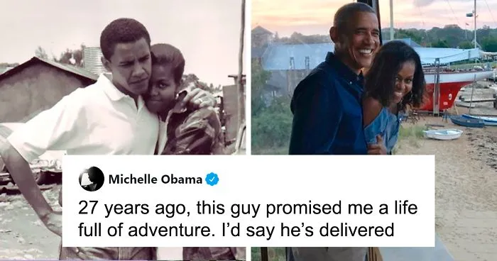 Wholesome Tweet Exchange By Barack & Michelle Obama On Their 27th Anniversary Gets Liked By Over 2M People