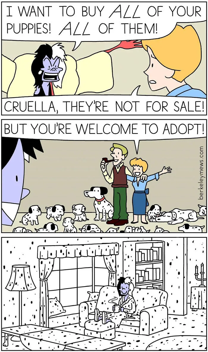 Artist Adds Dark Humor To His Comics That Look Innocent At First (30 Pics)