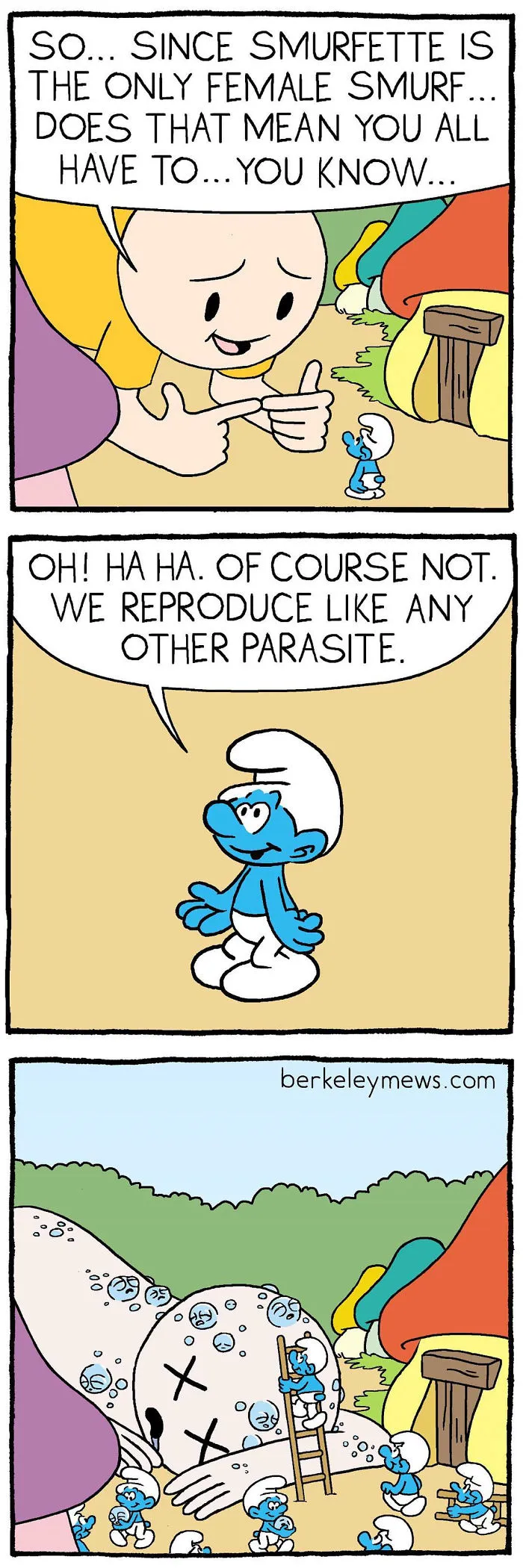 Artist Adds Dark Humor To His Comics That Look Innocent At First (30 Pics)