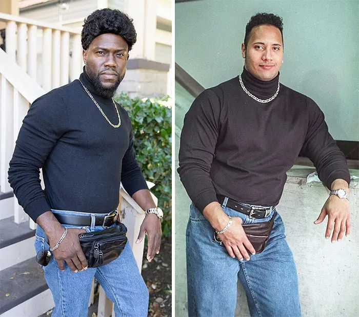 Kevin Hart Como Dwayne Johnson