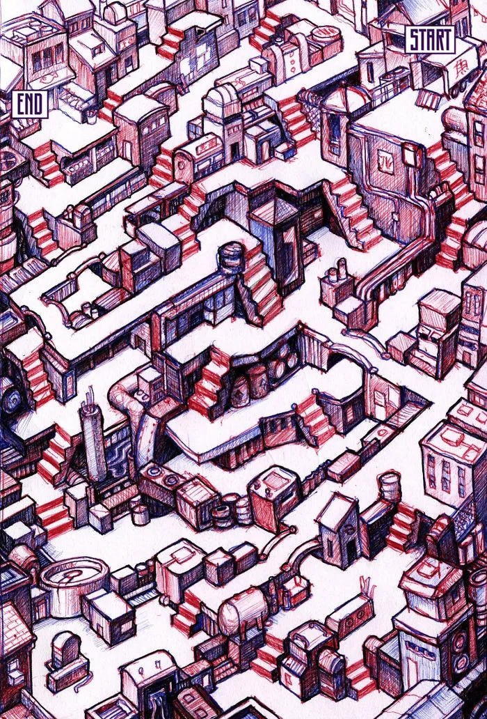 Artist Creates Mind-Boggling Mazes And Here Are 27 Of Them