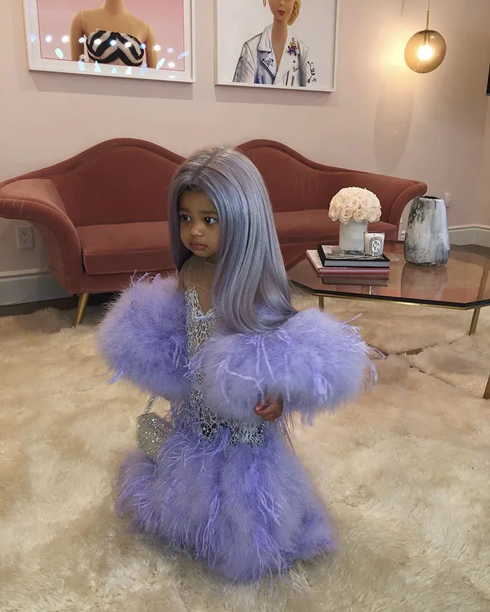 Kylie Jenner's Daughter Stormi Dressed In A Replica Of Her 2019 Met Gala Gown