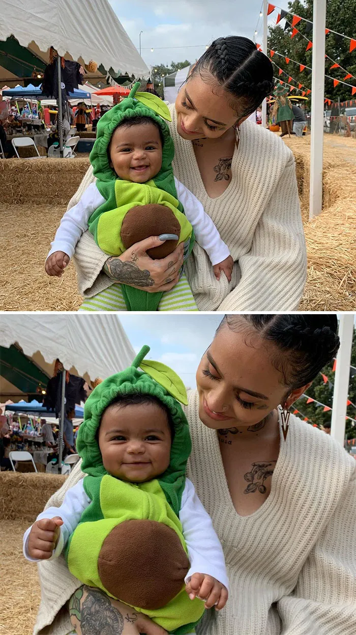 Kehlani's Daughter Adeya Dressed As An Avocado