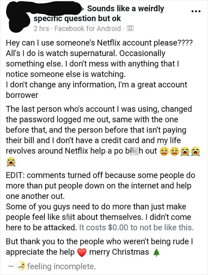 “It Costs $0.00 Not To Be Like This”