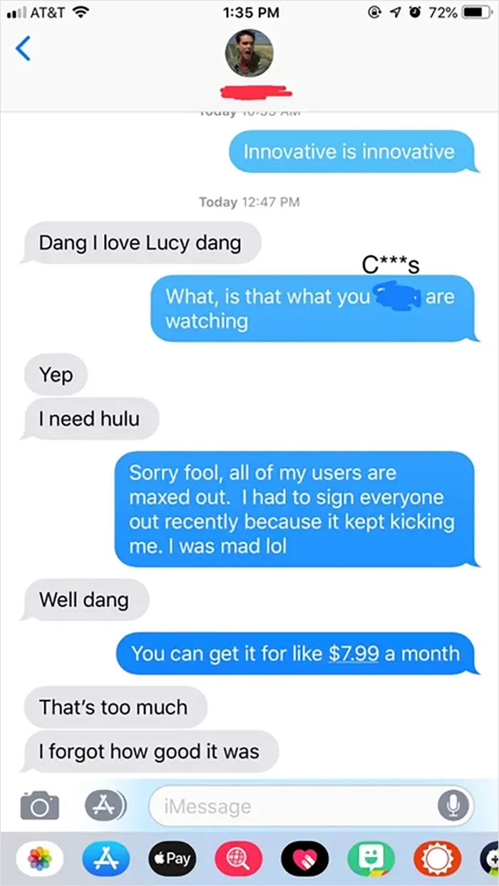 Her Fiancé Makes 95k A Year. I Cancelled Hulu Before Because They Used It Constantly And It Kept Kicking Me. They Also Cancelled Their Netflix And Began Using Mine, But It Doesn’t Kick Anyone So No Issues. Now She’s Hinting At Hulu Again? I Don’t Mind Sharing But, They Can Afford $7.99 A Month