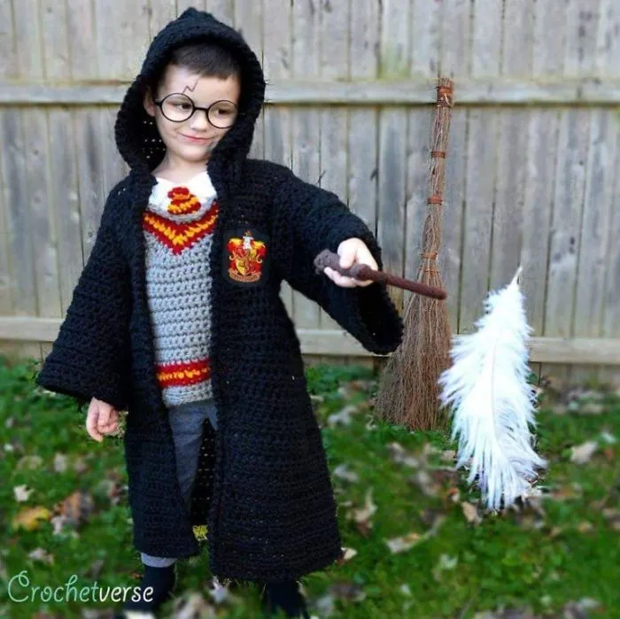 Disfraz de ganchillo de Harry Potter