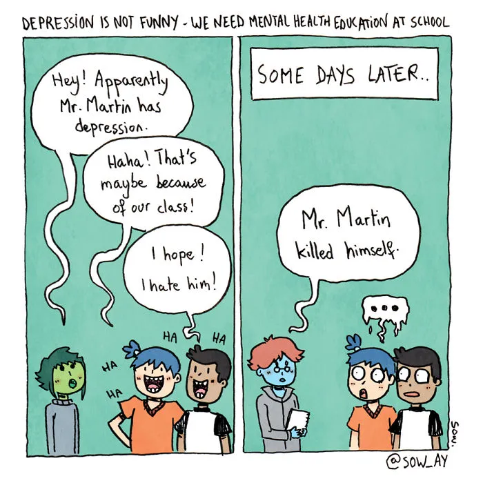 I Illustrate My Darkest Thoughts To Help People Understand What It’s Like To Suffer From Mental Illness (New Pics)