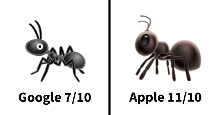 Entomologist Rates Ant Emojis Of Different Brands And Their Descriptions Are Hilarious
