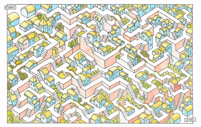 Artist Creates Mind-Boggling Mazes And Here Are 27 Of Them