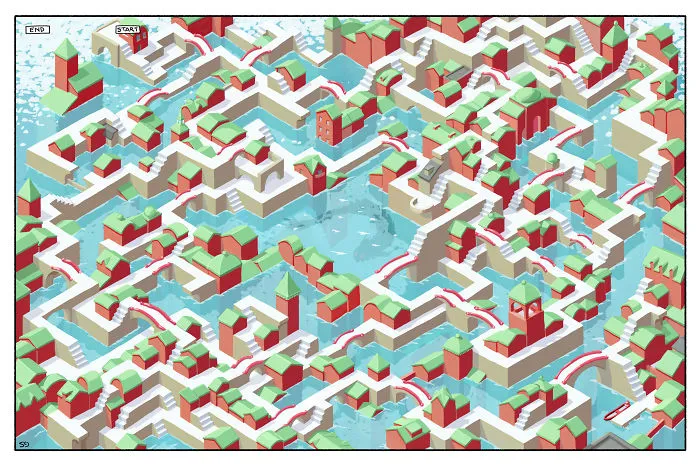 Artist Creates Mind-Boggling Mazes And Here Are 27 Of Them