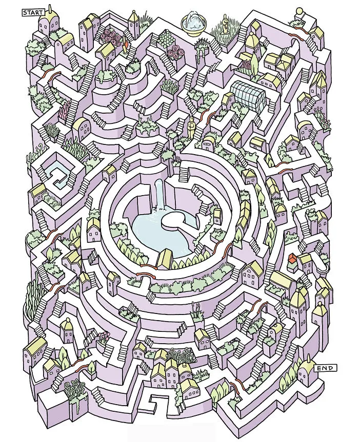 Artist Creates Mind-Boggling Mazes And Here Are 27 Of Them