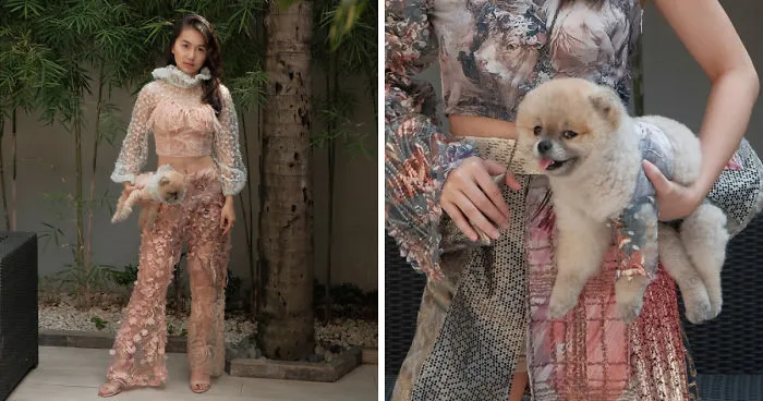 Designing & Sewing Couture Clothes For My Pets And Myself