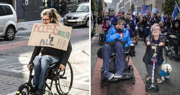 “Institution, No Solution” Was The Slogan Of Over 300 Disabled Activists Who Came To Brussels From All Over The World