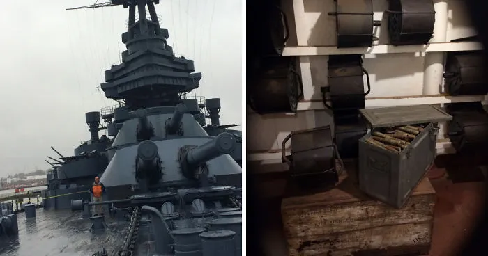 We Went To The Uss Texas, Houston