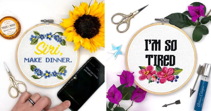 I Am A Cross Stitch Designer And You're Going To Love My Funny Designs