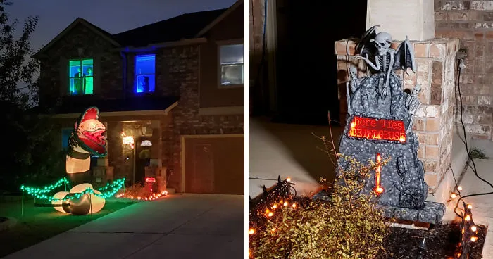 We Decorated Our House Based On Beetlejuice For Halloween