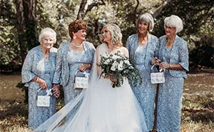 Bride Opts To Have Her 4 Grandmas As Flower Girls And They Totally Crush It