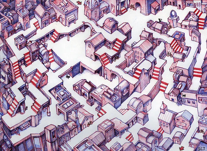 Artist Creates Mind-Boggling Mazes And Here Are 27 Of Them