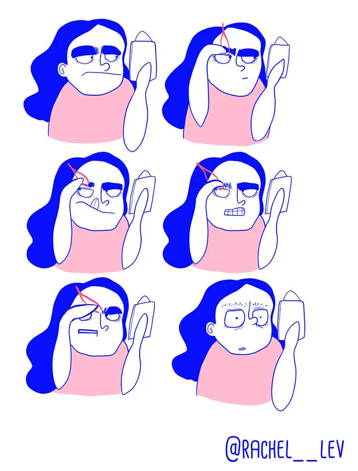 Creo Divertidas Ilustraciones A Todo Color Para Reírme De Los Problemas A Los Que Damos Demasiada Atención Las Mujeres (20 Fotos)
